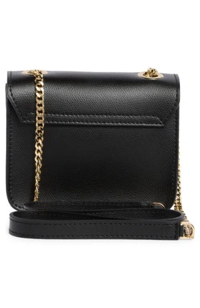 Valentino By Mario Valentino Bijou Bonbonniere Leather Crossbody Bag In Black