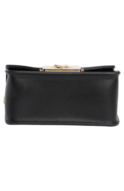Valentino By Mario Valentino Bijou Bonbonniere Leather Crossbody Bag In Black