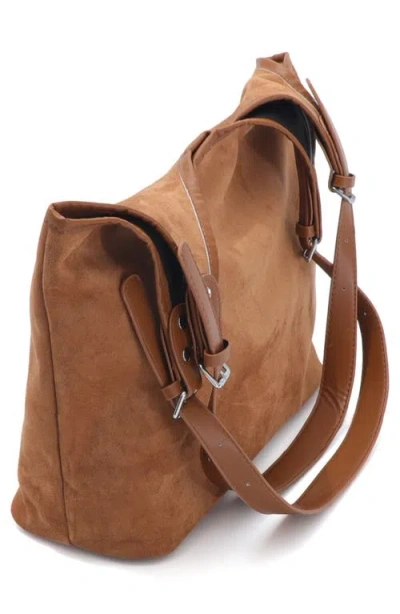 Adornia Rust Brown Shoulder Bag In Brown