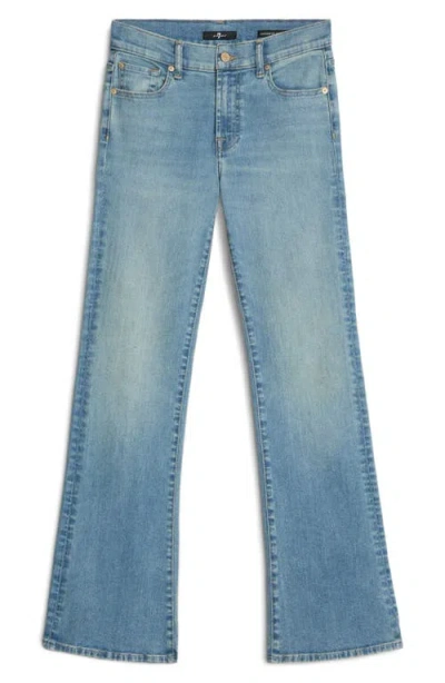 7 For All Mankind Dojo Ideal Slim Evolution Flare Leg Trouser Jean In Blue