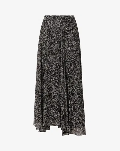 Isabel Marant Étoile Lycia Floral-print Midi Skirt