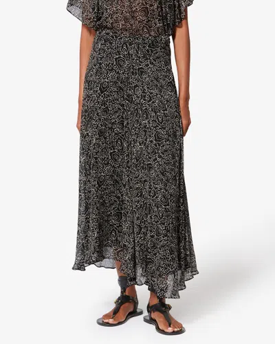 Isabel Marant Étoile Lycia Floral-print Midi Skirt
