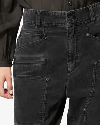 Isabel Marant Étoile Lois Pants In Black
