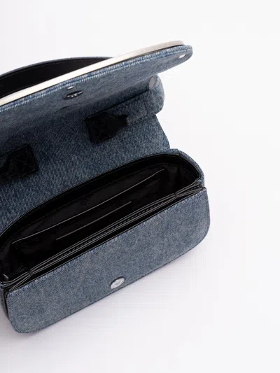 Diesel Borsa A Spalla 1dr In Denim Colore Blu Jeans In Blue