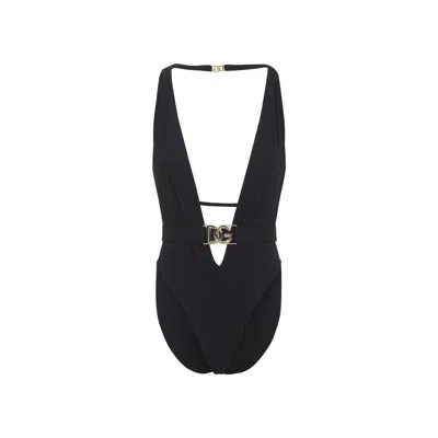 Dolce & Gabbana Polyamide One-piece Women In Black