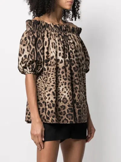 Dolce & Gabbana Women Blouse In Brown