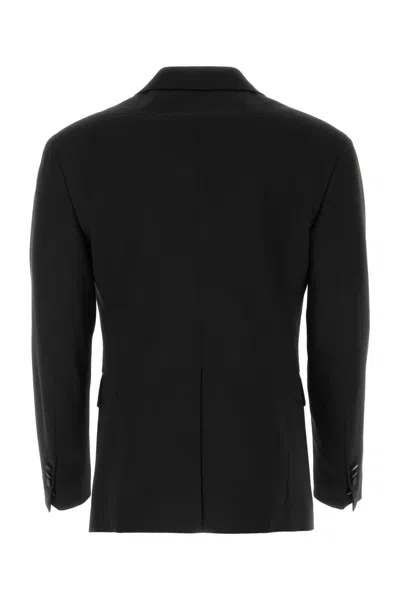 Dsquared2 Dsquared Men Black Stretch Wool Dan Db Blazer In Black