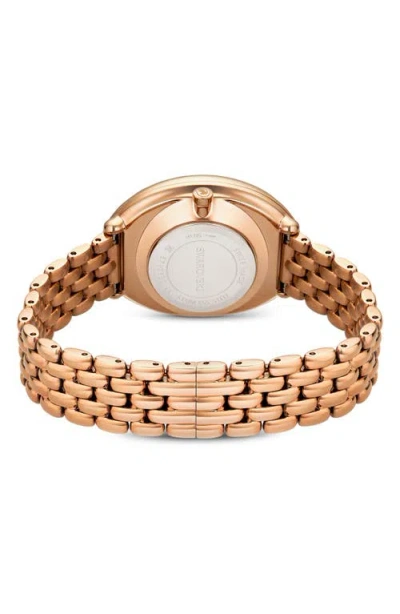Swarovski Imber Oval Bracelet Watch, 24mm X 26.3mm In Gold