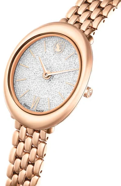 Swarovski Imber Oval Bracelet Watch, 24mm X 26.3mm In Gold