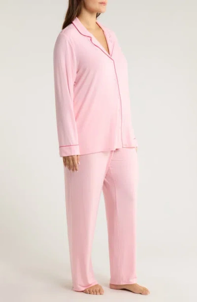 Nordstrom Moonlight Eco Knit Pajamas In Pink