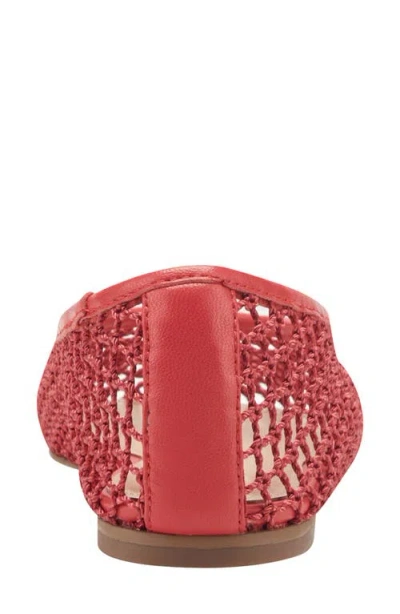 Marc Fisher Ltd Jazlyn Pointed Toe Flat In Red