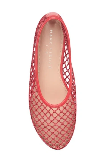 Marc Fisher Ltd Jazlyn Pointed Toe Flat In Red