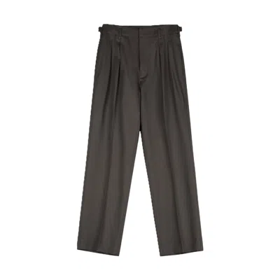 Elune Mode Women's Wool Trousers _ Ash Brown In Brown