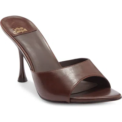 Jeffrey Campbell Agent Slide Sandal In Brown
