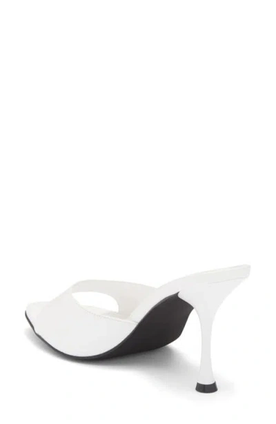 Jeffrey Campbell Agent Slide Sandal In White