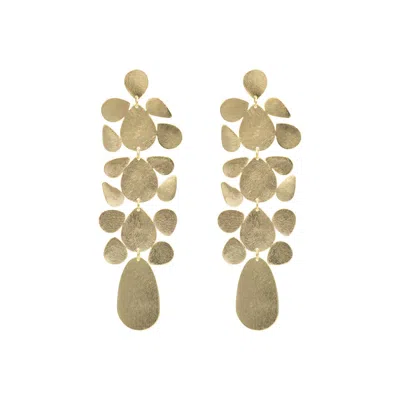 Marcia Moran Women's Macy Earrings / Gold In Gold