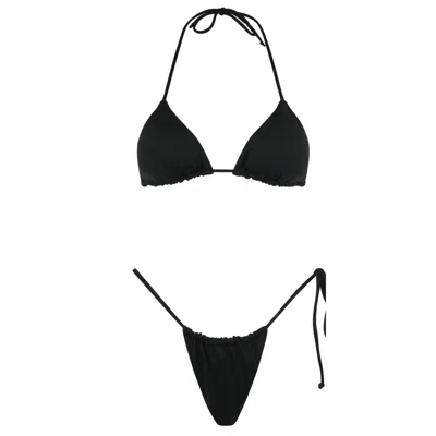 Acuarela Brand Women's Rio Black Bikini Set In Black