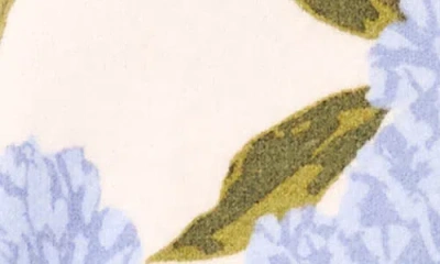 Cece Rosa Jubilee Celebration Floral Sweater In Blue