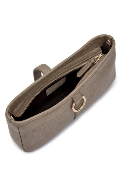 Strathberry Kite Leather Wallet On A Chain In Gold