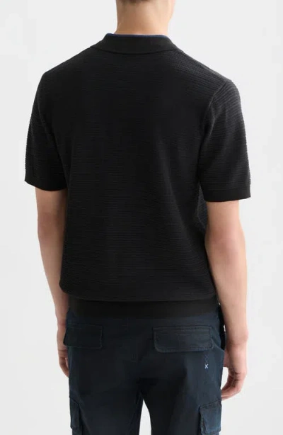 Scotch & Soda Structured Cotton Polo In Multi