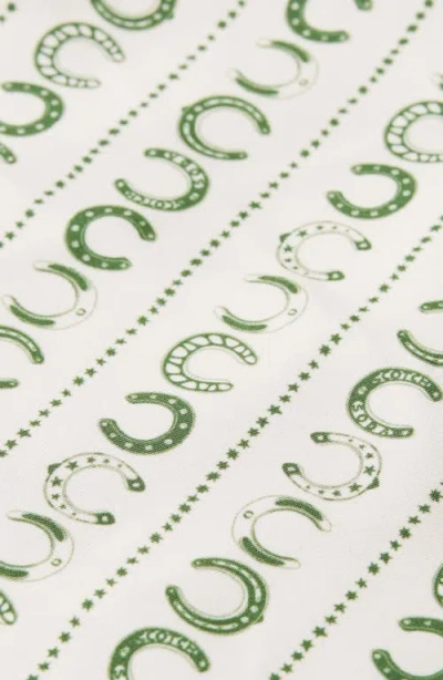 Scotch & Soda Print Swim Trunks In Multi