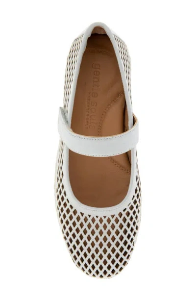 Gentle Souls Sienna Mary Jane Flat In Blue