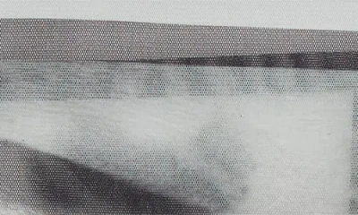 Jean Paul Gaultier Re-edition Eyes & Lips Long Sleeve Mesh Top In Black