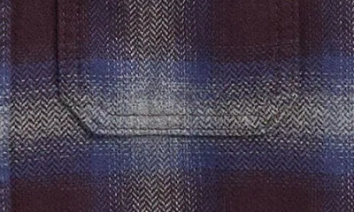 Vans Kids' Bixby Plaid Flannbel Button-up Shirt In Blue