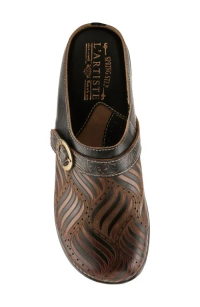 L'artiste By Spring Step Sova Mule In Animal Print