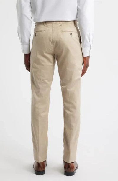 Berle Charleston Flat Front Khakis In Red