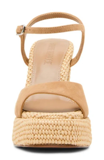 Steve Madden Liandra Platform Sandal In Neutral