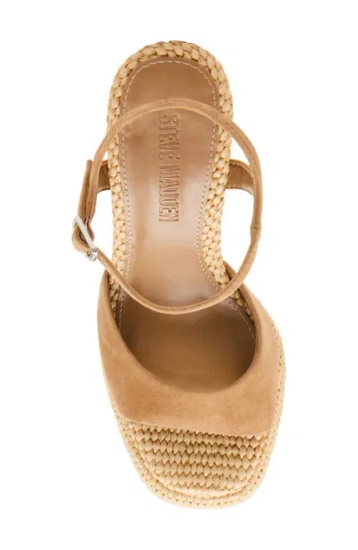 Steve Madden Liandra Platform Sandal In Neutral
