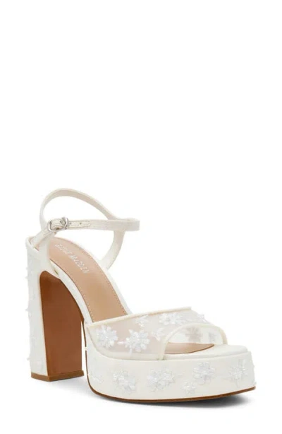 Steve Madden Lianda Platform Sandal In White