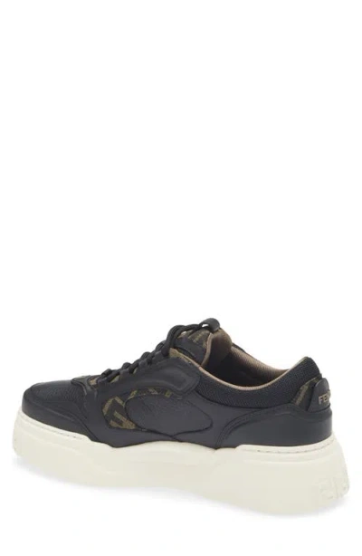 Fendi Force Sneaker In Black