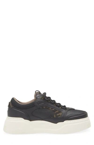 Fendi Force Sneaker In Black