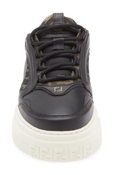 Fendi Force Sneaker In Black