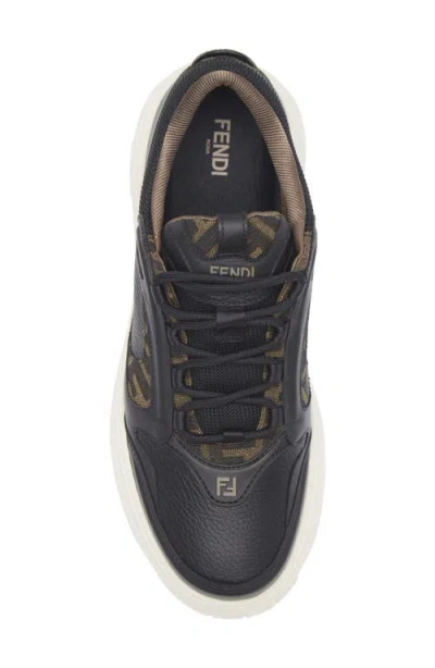 Fendi Force Sneaker In Black