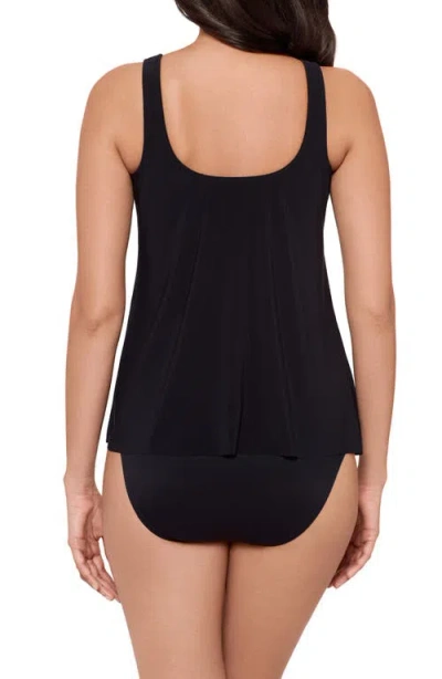 Miraclesuit Plus Size Boca Grande Ursula Underwire Tankini Top In Black