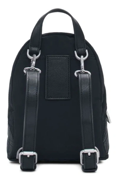 Desigual Mini Nylon Backpack In Black
