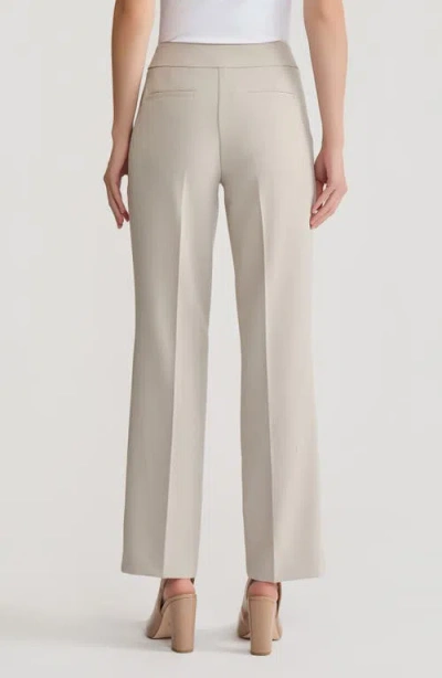 Kasper Flat Front Pants In Gray