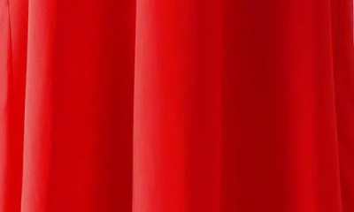 Lk Bennett Emma Faux Pearl Button Midi Dress In Red