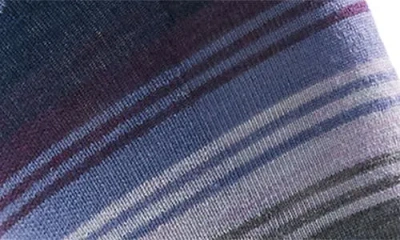 Smartwool Ski Pattern Targeted Cushion Wool Blend Over The Calf Socks In Blue