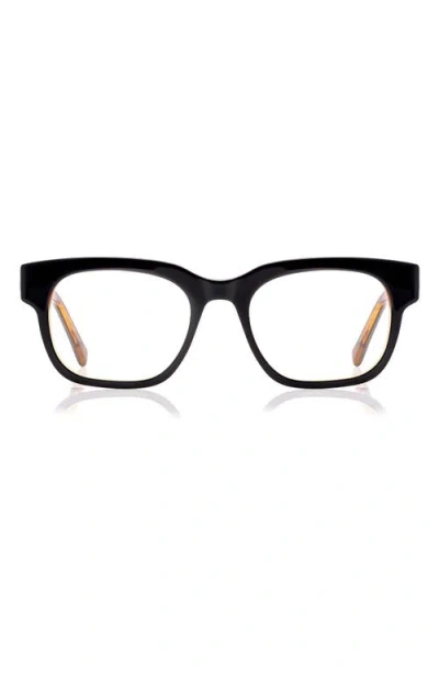 Eyebobs Numero Uno 49mm Rectangualr Readers In Black