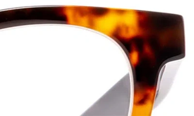 Eyebobs Total Wit 45mm Round Blue Light Blocking Glasses In Brown