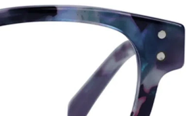 Eyebobs Biff 51mm Square Reading Glasses In Blue