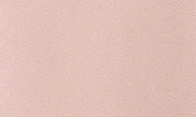 Xscape Evenings Off The Shoulder Hammered Satin Gown In Pink