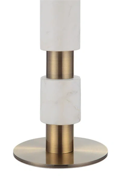 Renwil Pirot Tall Marble Table Lamp In Multi