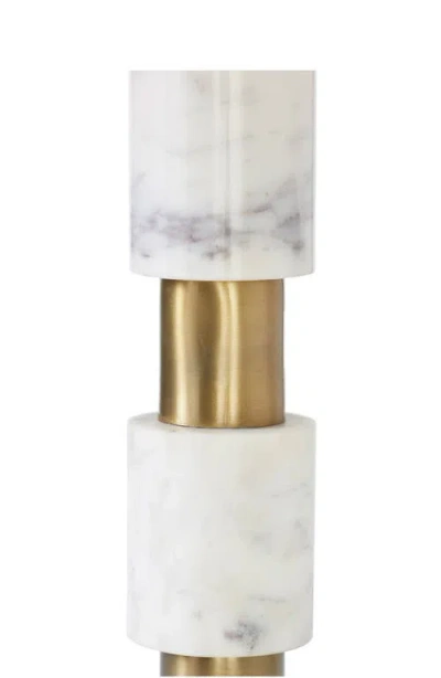 Renwil Pirot Tall Marble Table Lamp In Multi