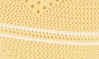 L*space Lspace Heart To Heart Cotton Knit Cover-up Maxi Dress In Yellow