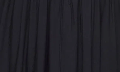 L*space Lspace Misha Smocked Bodice Cover-up Cotton Maxi Dress In Black